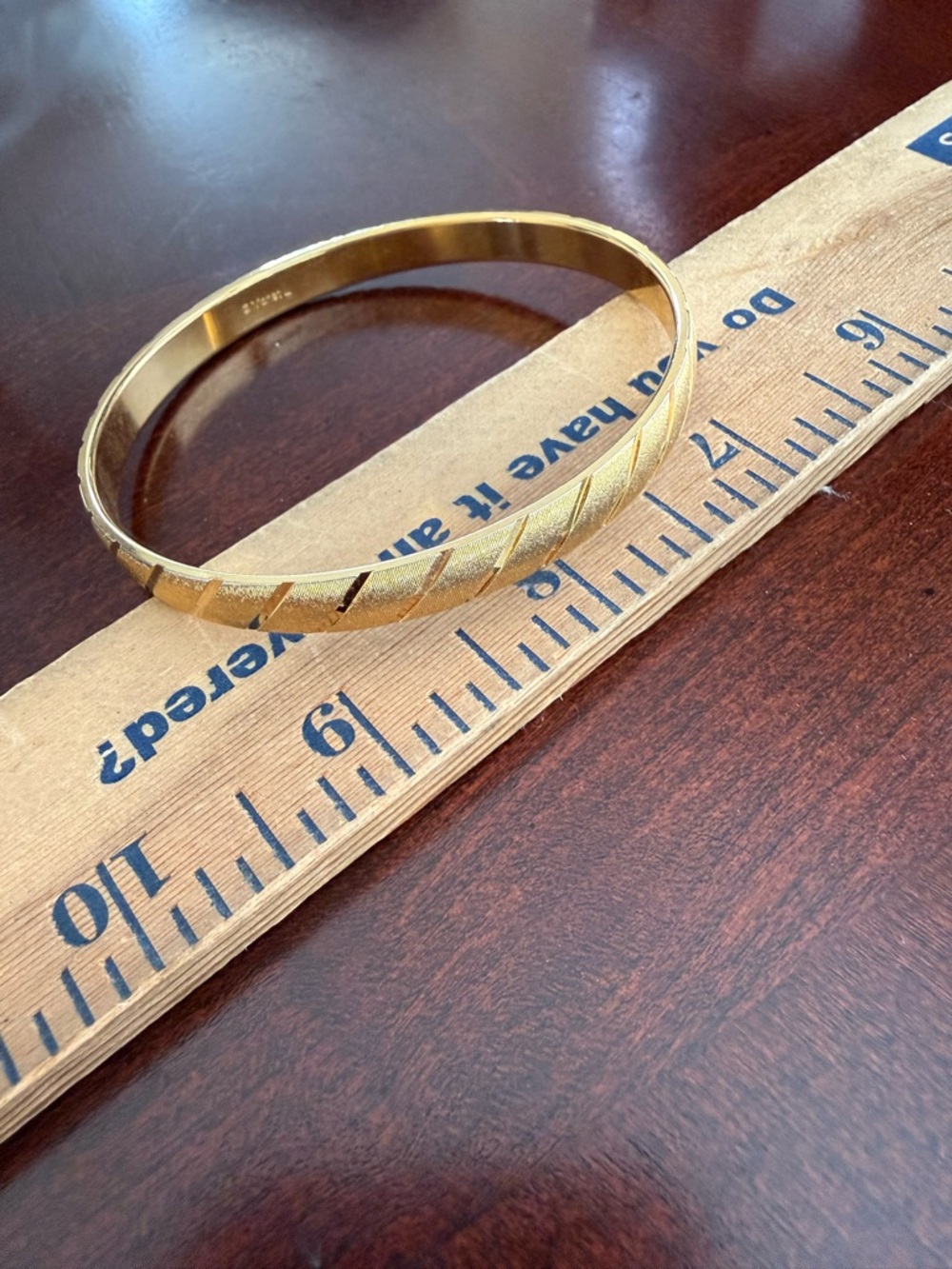 Vintage Monet Gold Tone Bangle